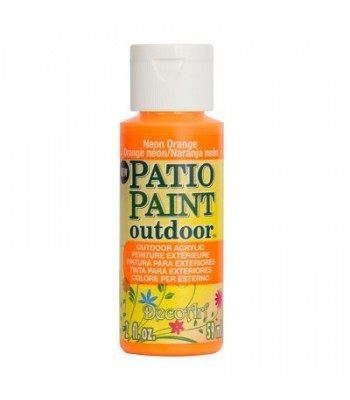 DecoArt Patio Paint - Neon Orange 2oz